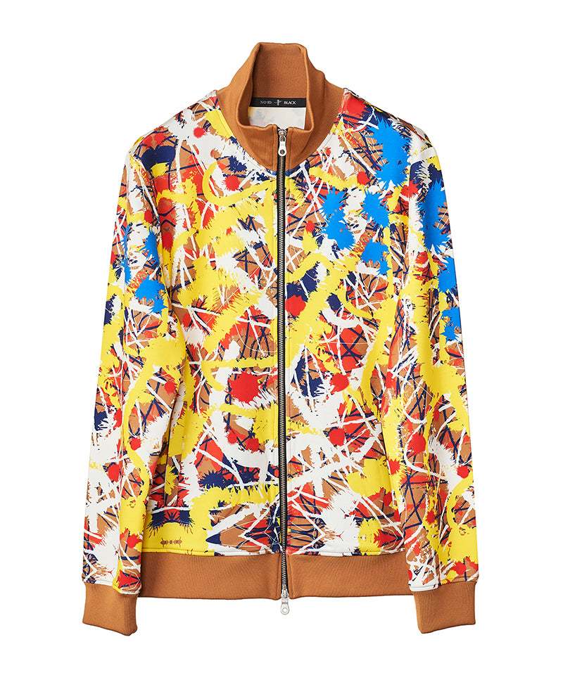 アブストラクトペイントプリントBLZ