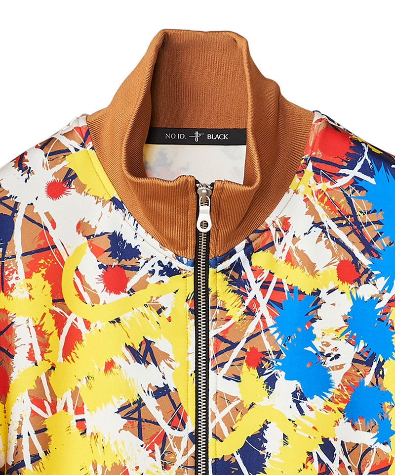 アブストラクトペイントプリントBLZ