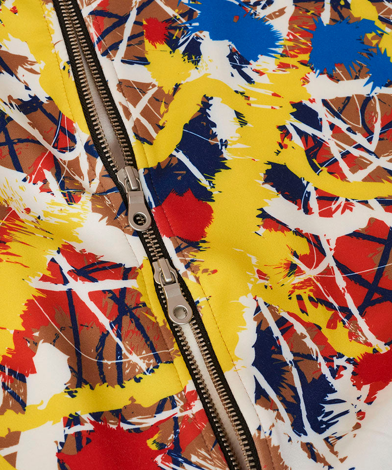 アブストラクトペイントプリントBLZ