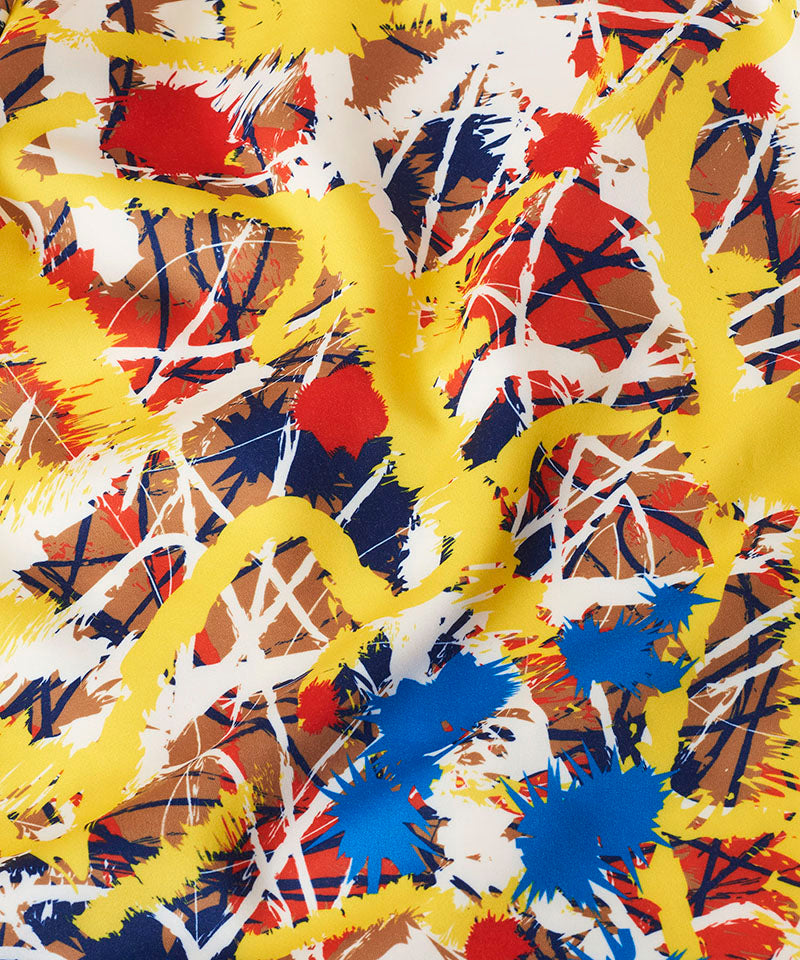 アブストラクトペイントプリントBLZ