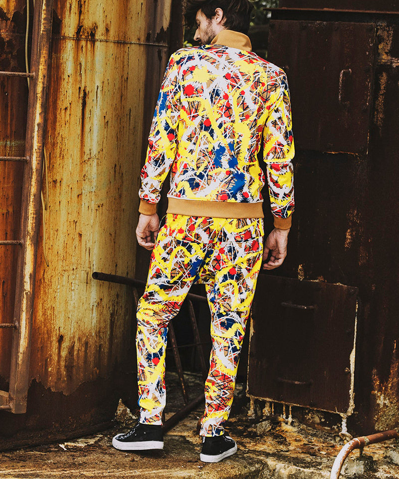 アブストラクトペイントプリントBLZ