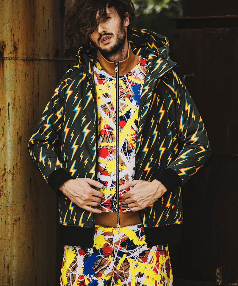 アブストラクトペイントプリントBLZ