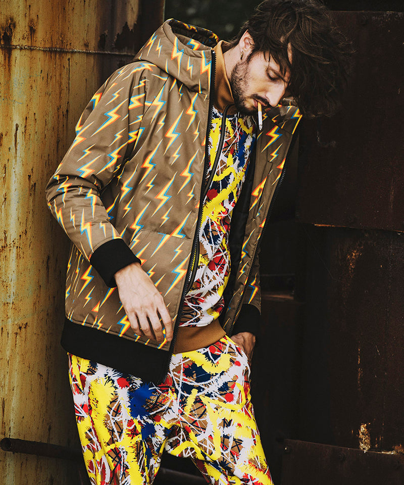 アブストラクトペイントプリントBLZ