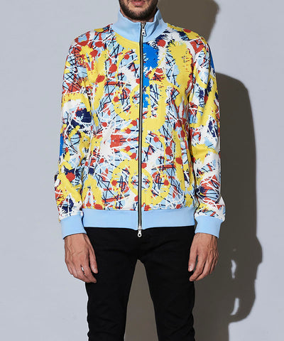 アブストラクトペイントプリントBLZ