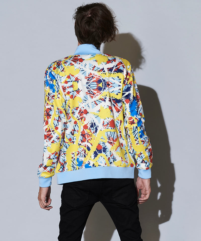 アブストラクトペイントプリントBLZ