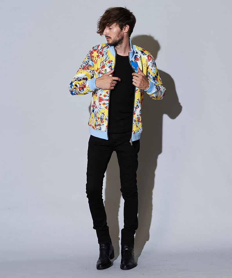 アブストラクトペイントプリントBLZ