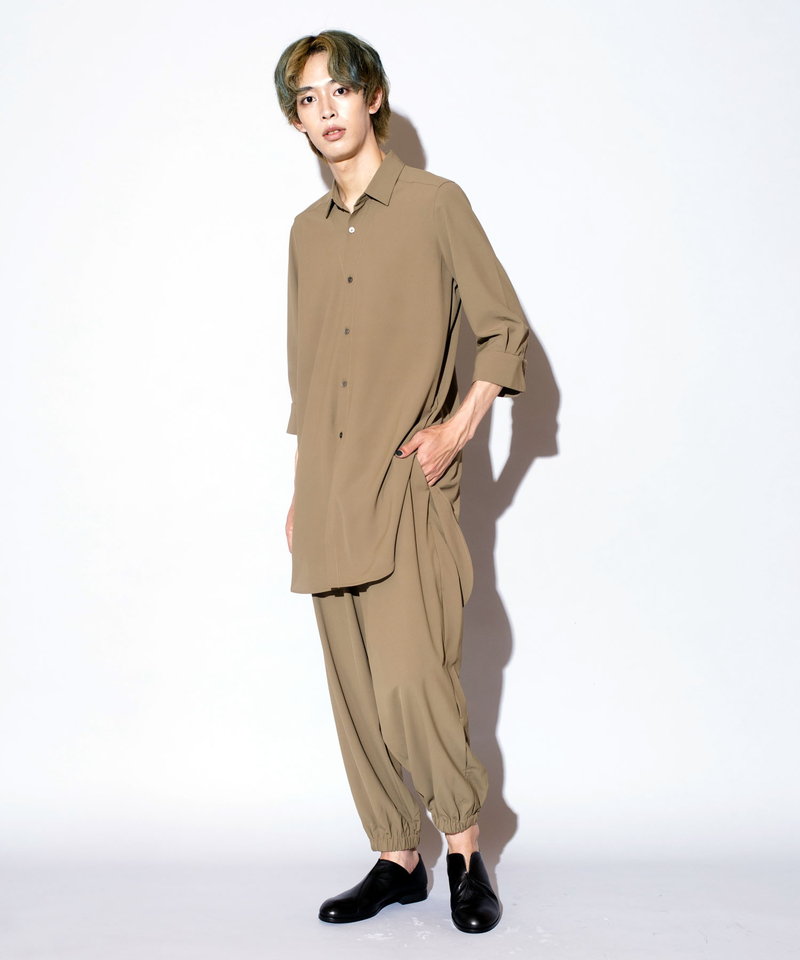 Side slit long 3/4 sleeve SH