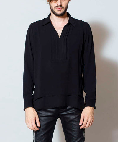 Layered Pullover Tuck SH