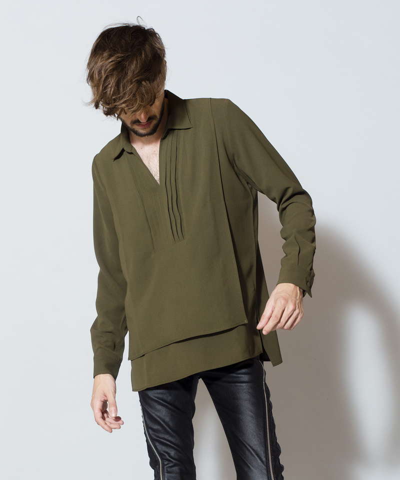 Layered Pullover Tuck SH