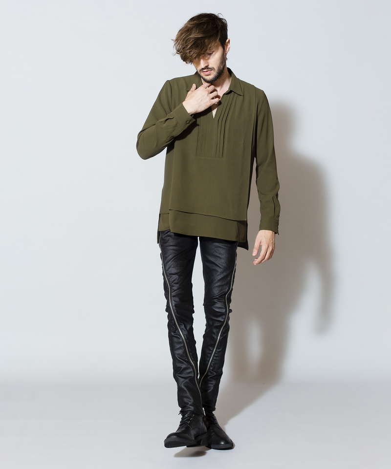 Layered Pullover Tuck SH