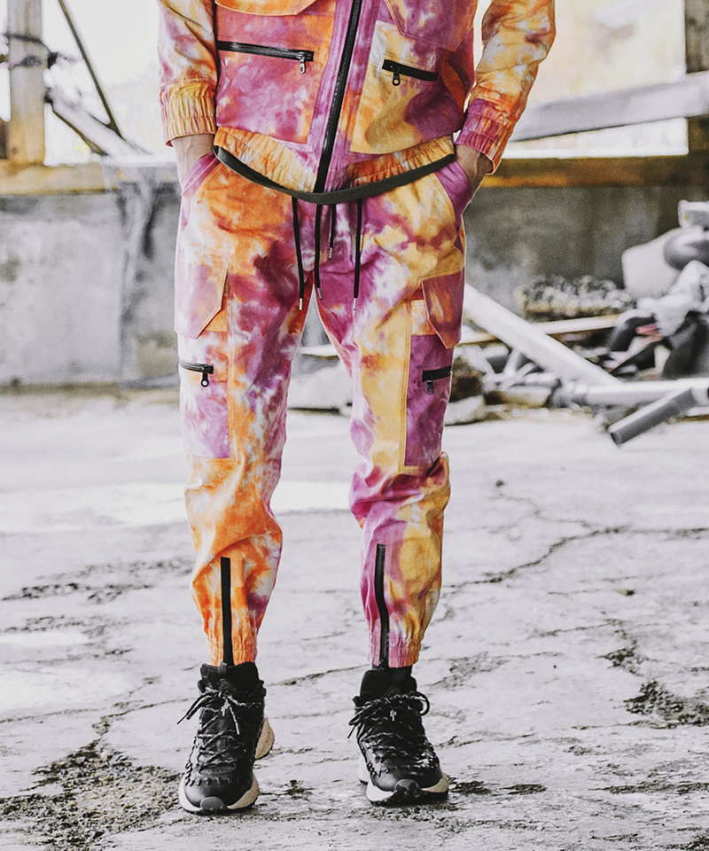 Multi-pocket jogger pants