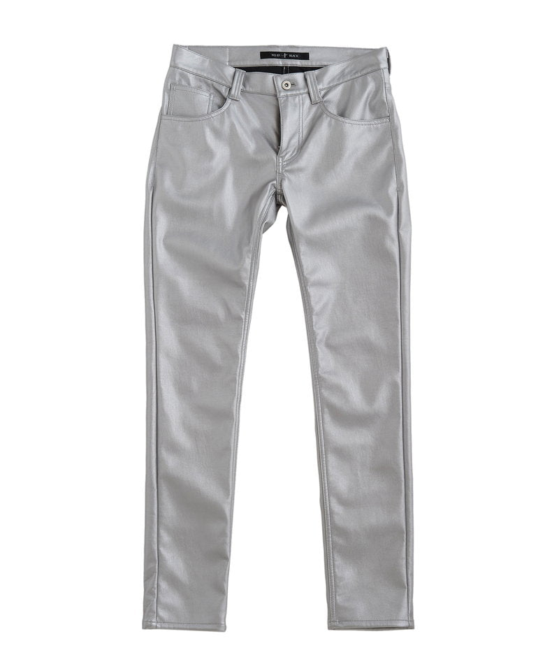 シンセティックレザーウォームスキニーPT