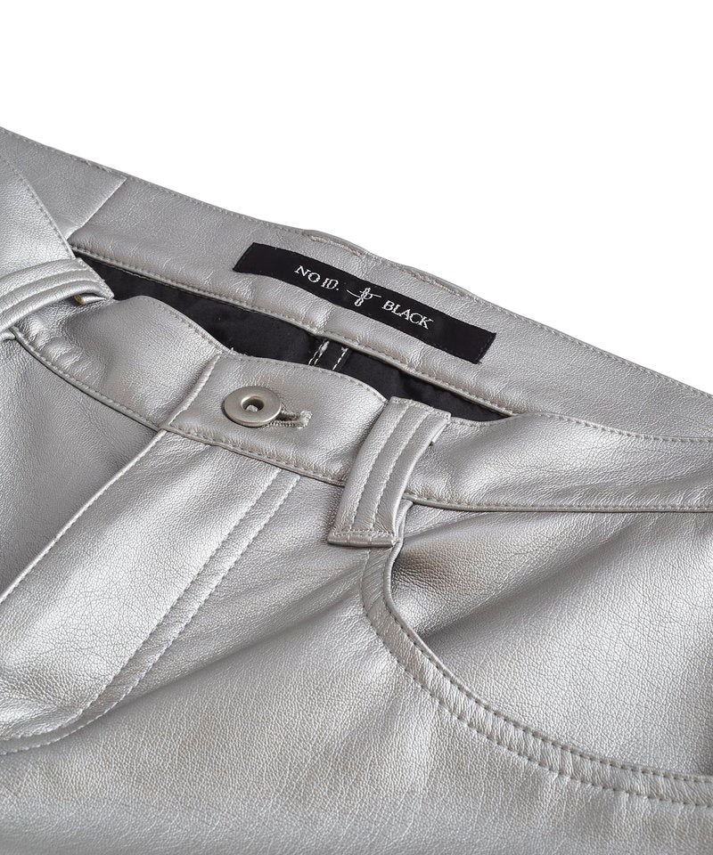 シンセティックレザーウォームスキニーPT