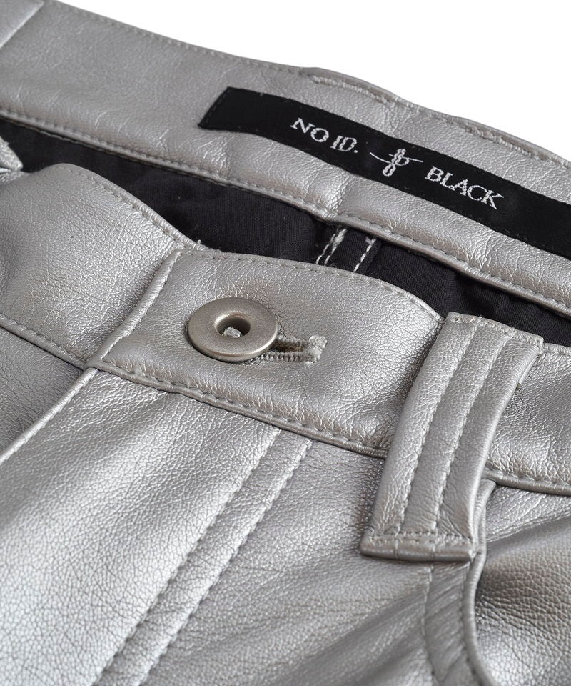 シンセティックレザーウォームスキニーPT