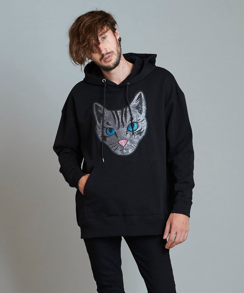 CATスパンコールBIGパーカ