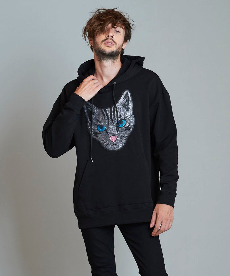 CATスパンコールBIGパーカ