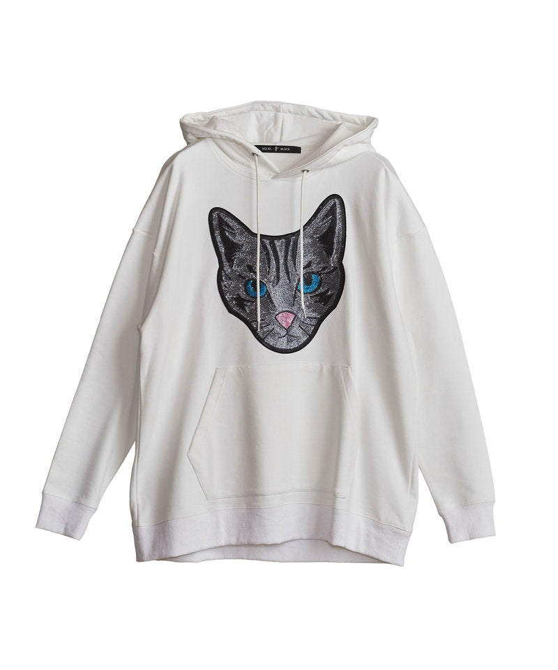 CATスパンコールBIGパーカ