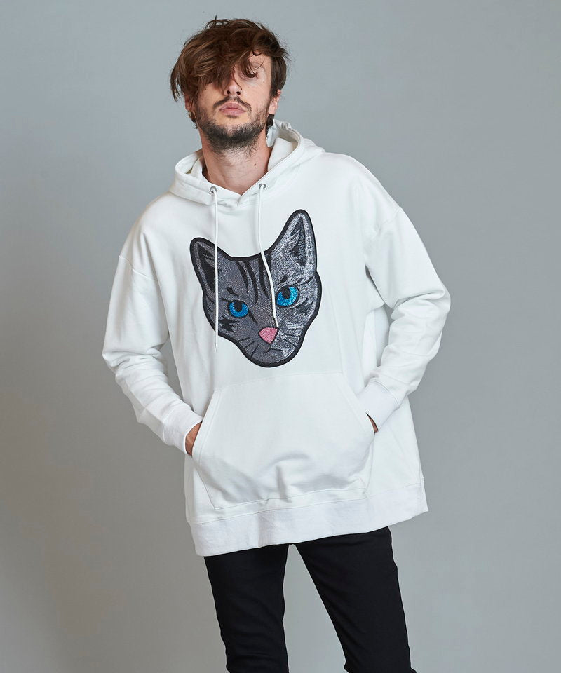 CATスパンコールBIGパーカ