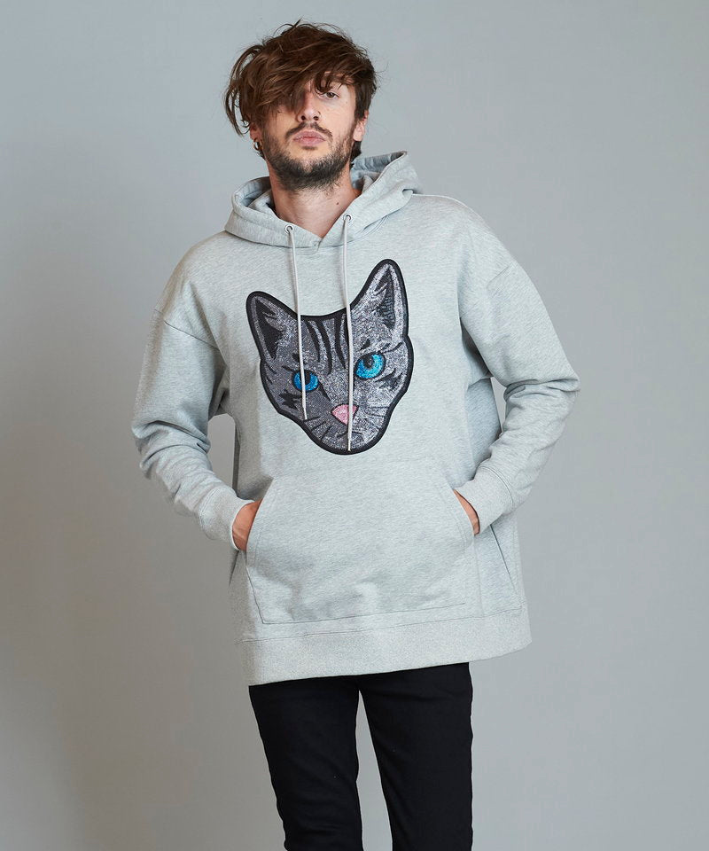 CATスパンコールBIGパーカ