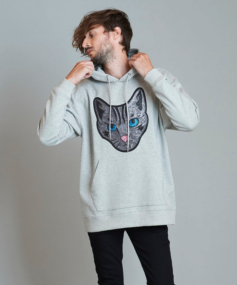 CATスパンコールBIGパーカ