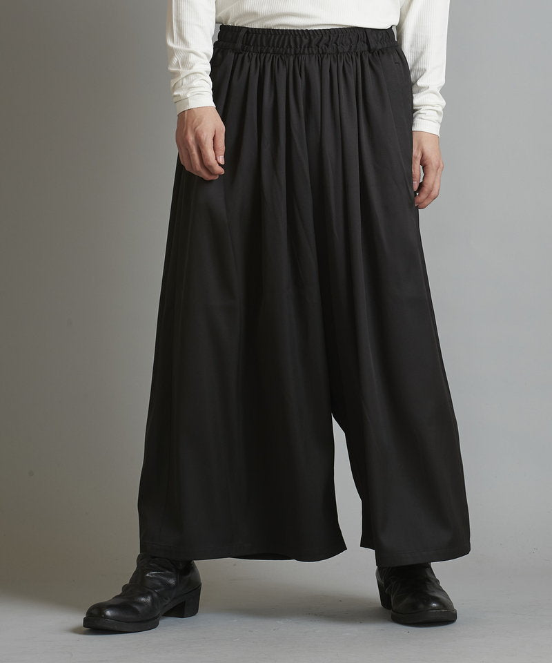 Gathered Baggy Trousers