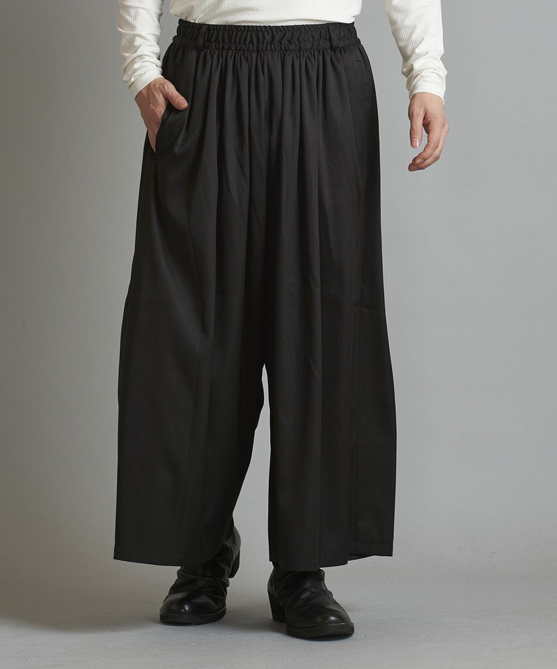 Gathered Baggy Trousers