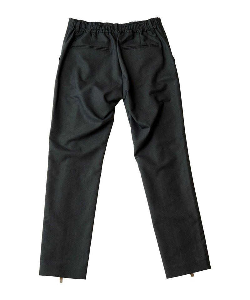 Front zip trousers