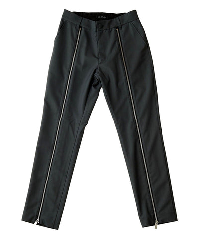 Front zip trousers