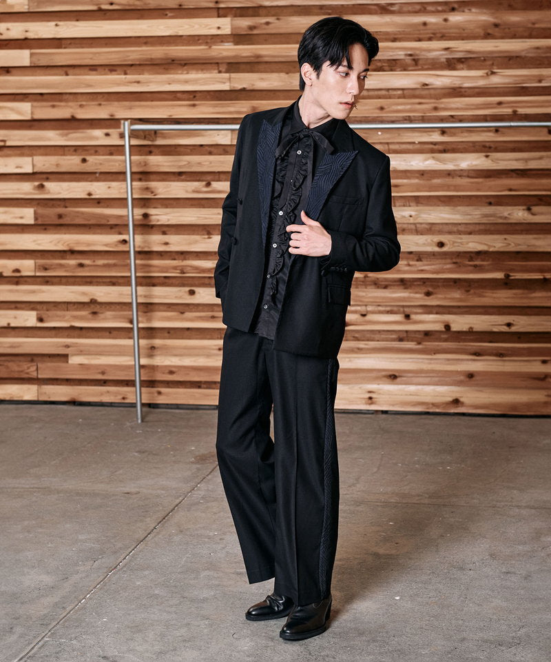 ハイウエストワイドトラウザーズ