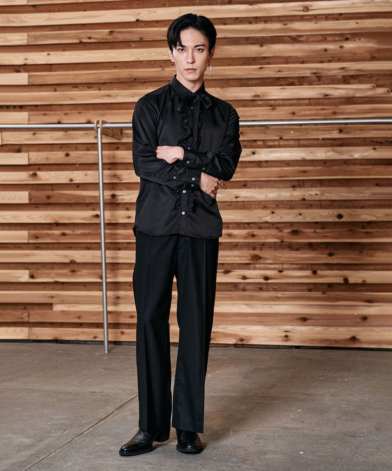 ハイウエストワイドトラウザーズ