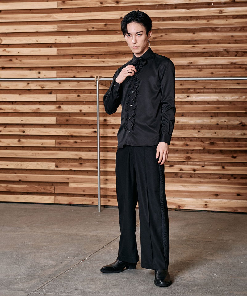 ハイウエストワイドトラウザーズ