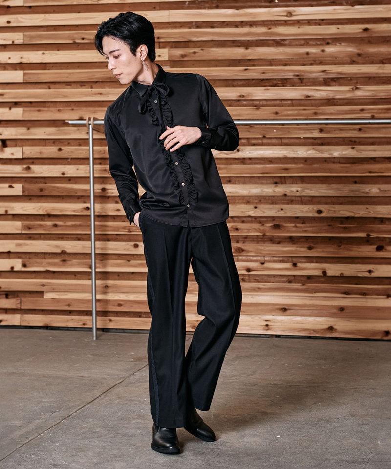 ハイウエストワイドトラウザーズ