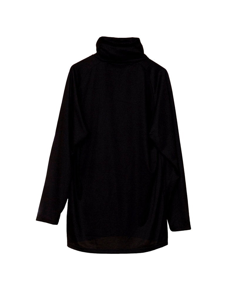 ネックギャザータートルネックロンT