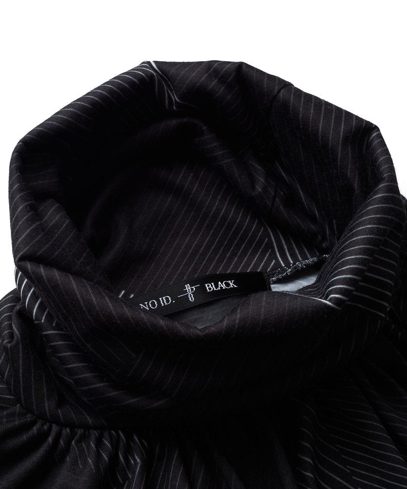 ネックギャザータートルネックロンT