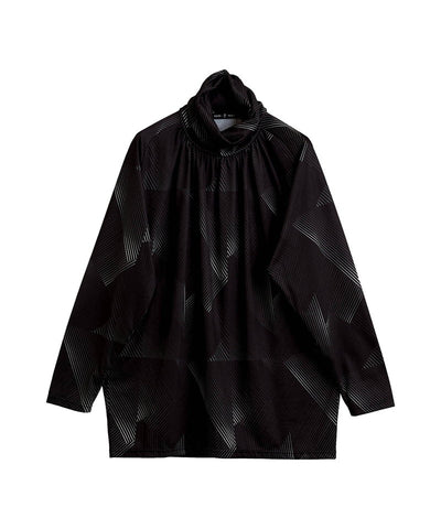 ネックギャザータートルネックロンT