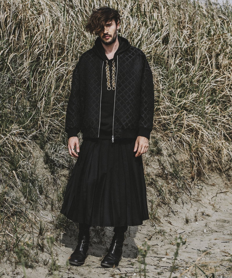 プリーツラップスカート