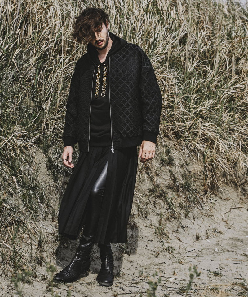 プリーツラップスカート