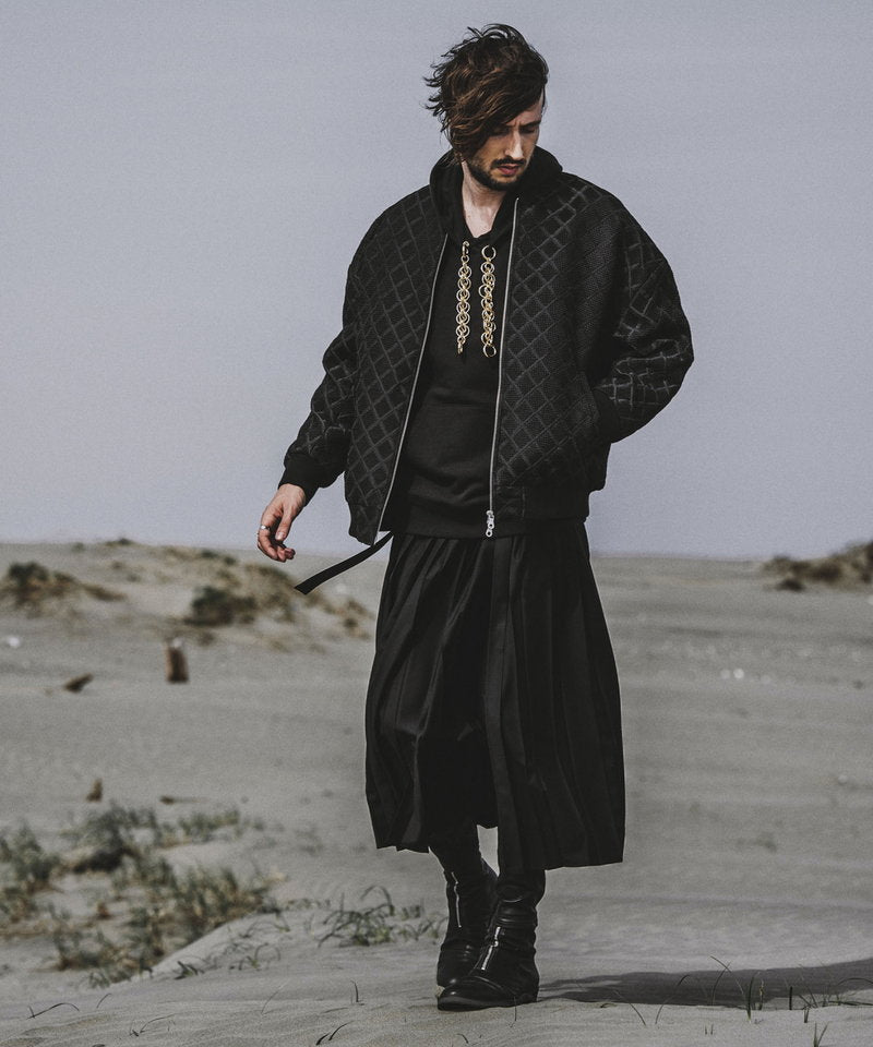 プリーツラップスカート