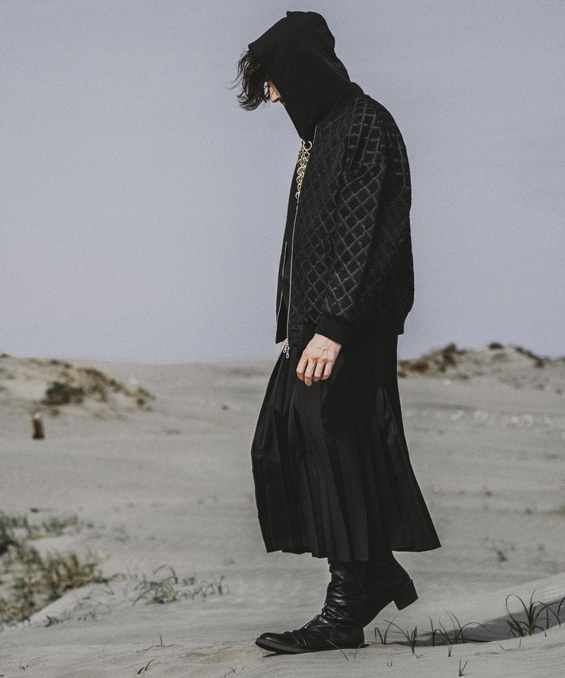 プリーツラップスカート