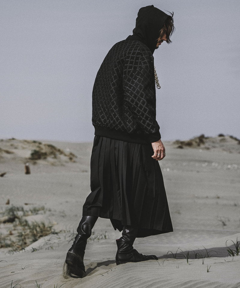 プリーツラップスカート