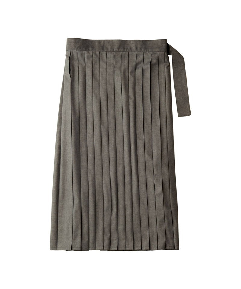 プリーツラップスカート