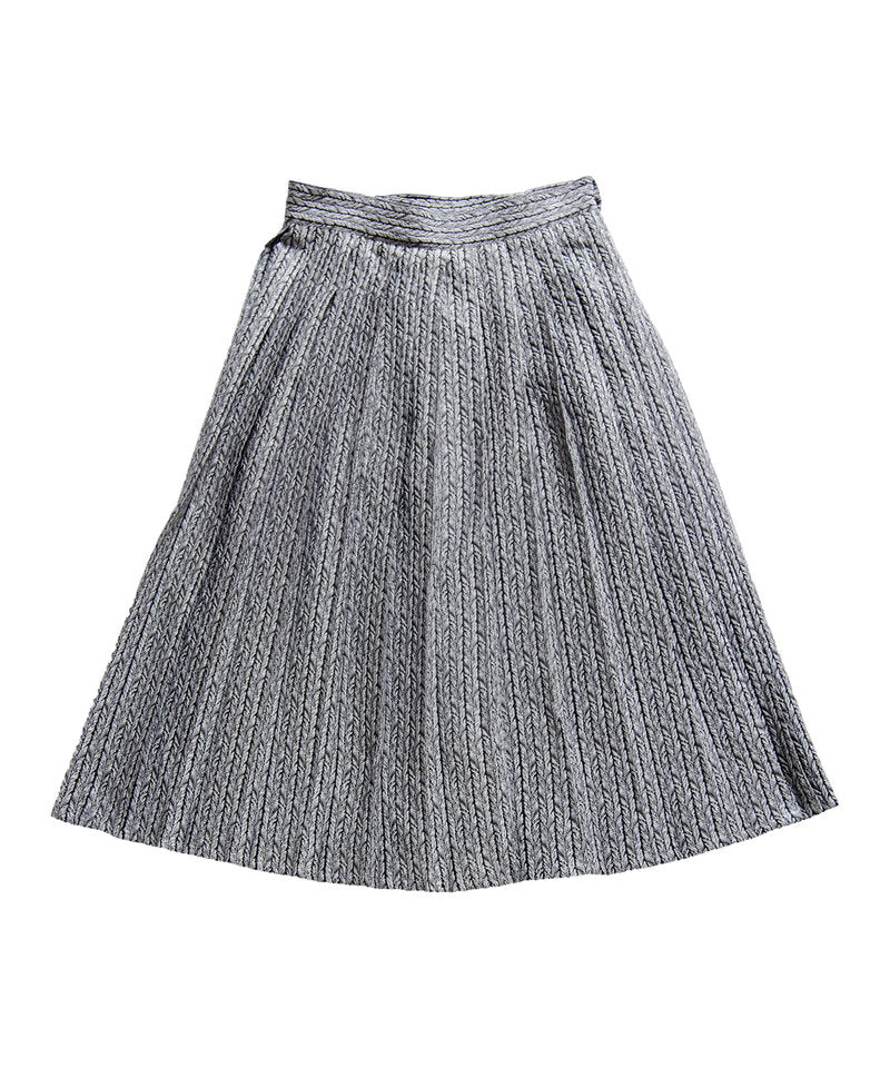 プリーツラップスカート