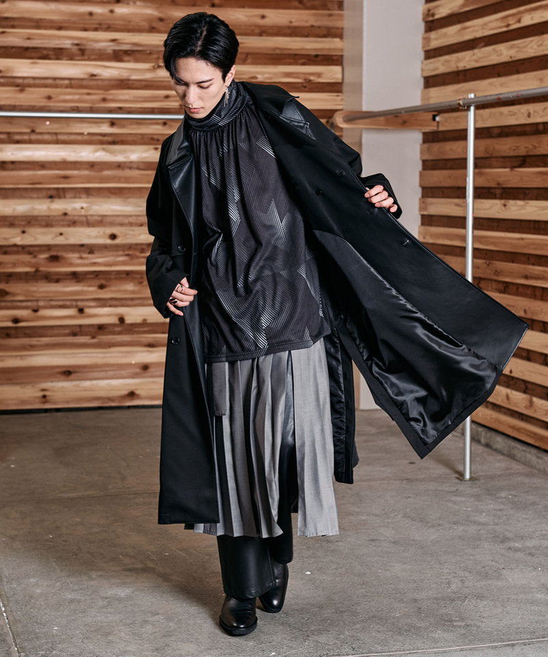 プリーツラップスカート