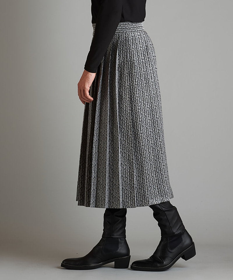 プリーツラップスカート