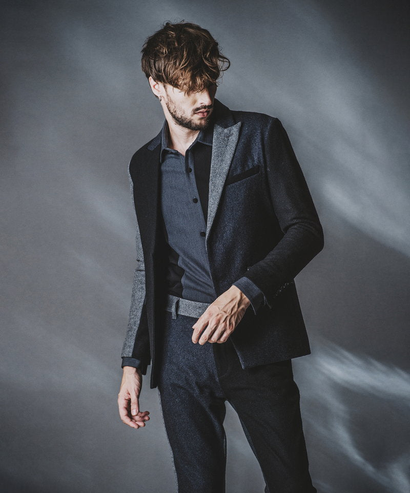 カラーブロッキングロングSH