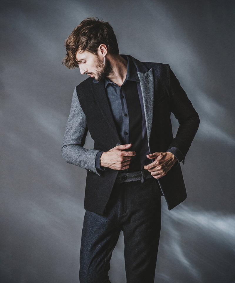 カラーブロッキングロングSH