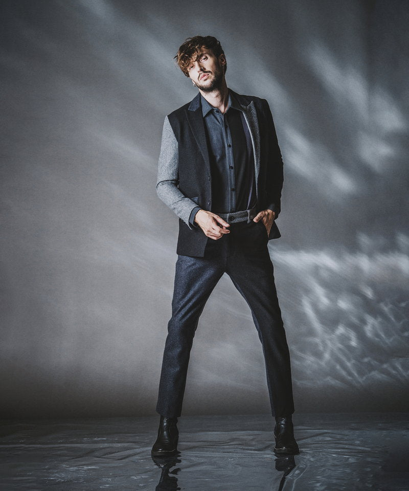 カラーブロッキングロングSH