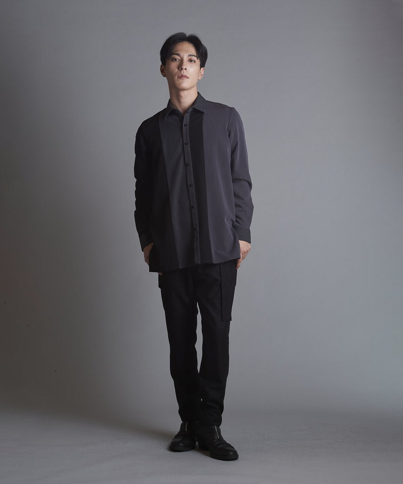 カラーブロッキングロングSH