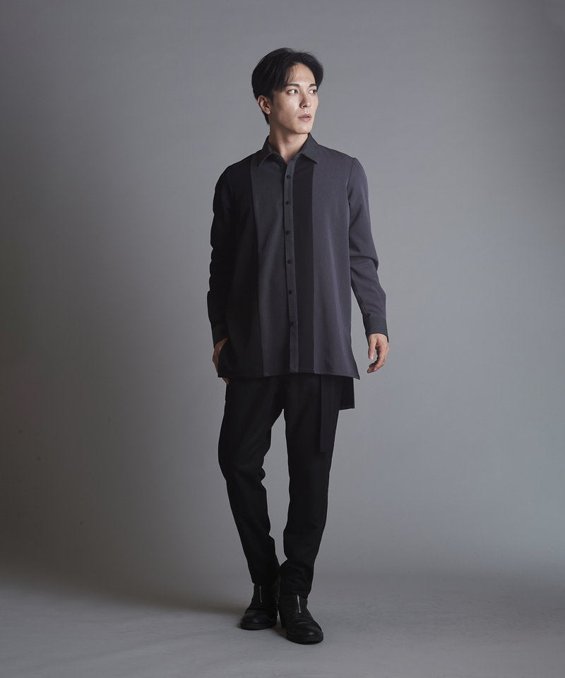 カラーブロッキングロングSH