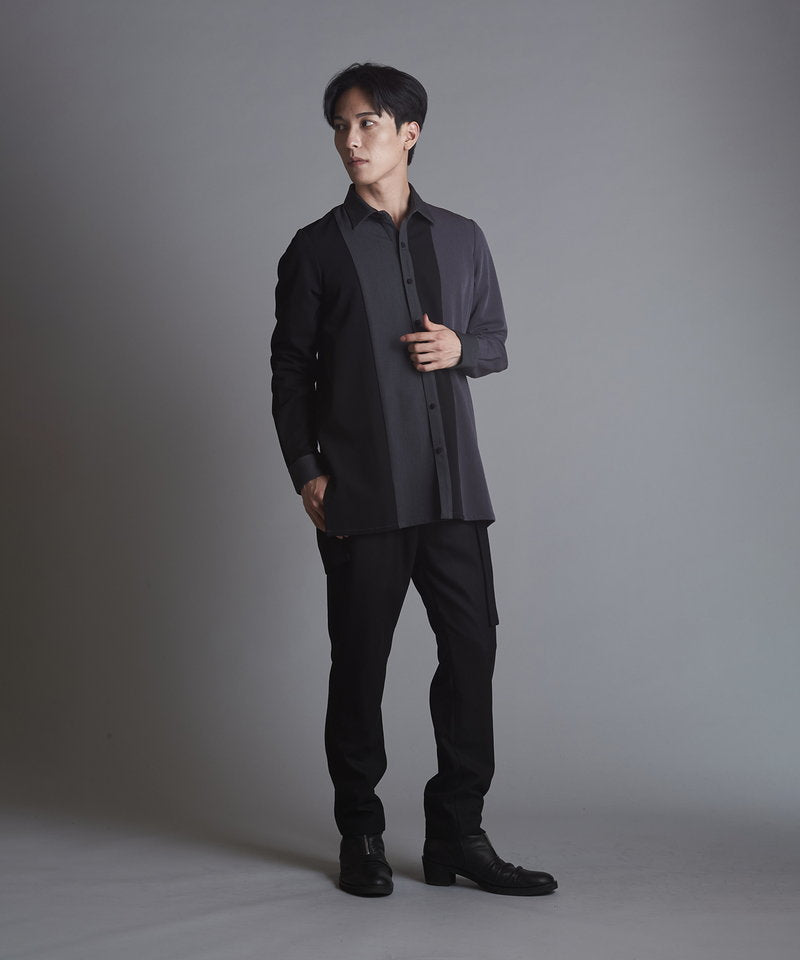 カラーブロッキングロングSH